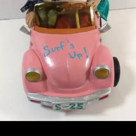 VINTAGE POSSIBLE DREAMS CLOTHTIQUE "SANTA SURFS UP" CHRISTMAS FIGURINE - Picture 9 of 9